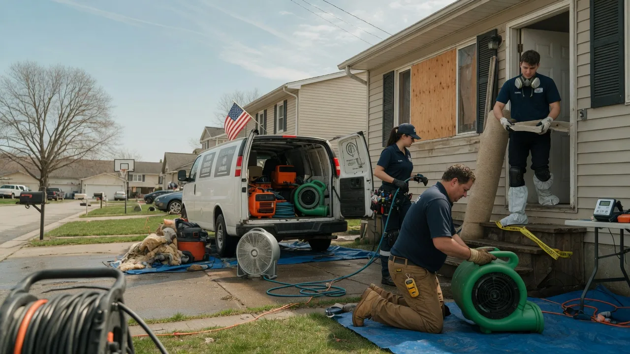 Water Damage Restoration in Belpre, OH near me